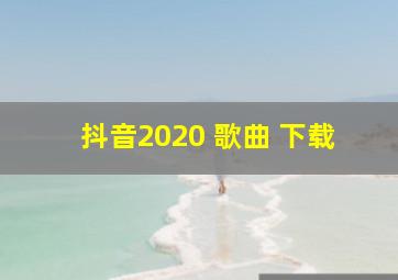 抖音2020 歌曲 下载